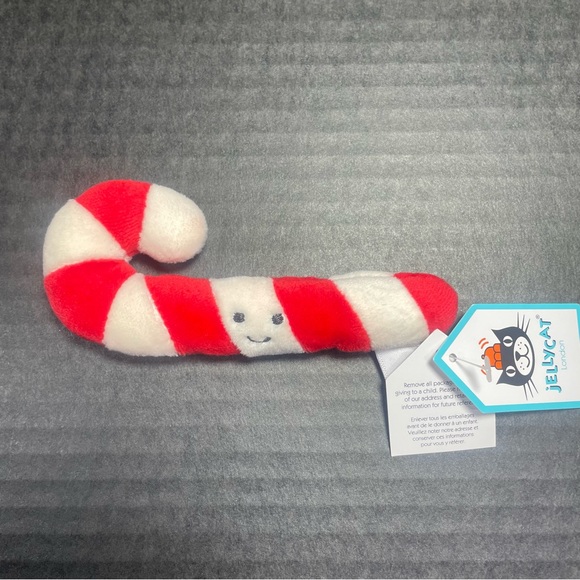 BNWT Jellycat Festive Folly Candy Cane Mini - Picture 1 of 5